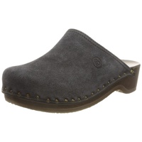 Berkemann Velours-Toeffler Unisex-Erwachsene Clogs, Blau (Blau), 47 2/3 EU
