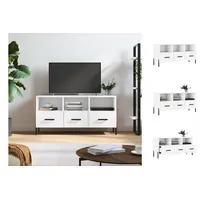 VidaXL TV-Schrank Weiß 102x36x50 cm Holzwerkstoff