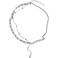 URBAN CLASSICS Unisex Halskette Jupiter Pearl Various Chain Necklace