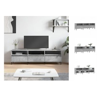 VidaXL TV-Schrank Betongrau 150x30x44,5 cm Holzwerkstoff
