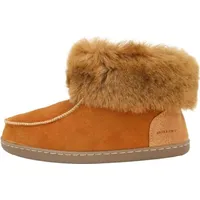 Hollert Lammfell Hausschuhe Emil COGNAC - Schuhgröße: EUR 44