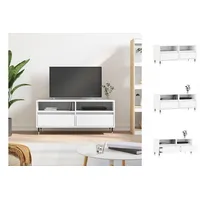 VidaXL TV-Schrank Weiß 100x34,5x44,5 cm Holzwerkstoff