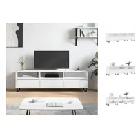 VidaXL TV-Schrank Weiß 150x30x44,5 cm Holzwerkstoff