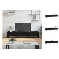 VidaXL TV-Schrank Schwarz 150x36x30 cm Holzwerkstoff