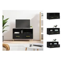VidaXL TV-Schrank Schwarz 80x36x50 cm Holzwerkstoff