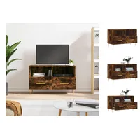 VidaXL TV-Schrank Räuchereiche 80x36x50 cm Holzwerkstoff