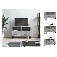 VidaXL TV-Schrank Grau Sonoma 80x36x50 cm Holzwerkstoff