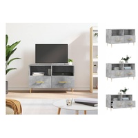 VidaXL TV-Schrank Betongrau 80x36x50 cm Holzwerkstoff