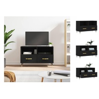 VidaXL TV-Schrank Schwarz 80x36x50 cm Holzwerkstoff