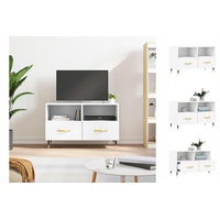 VidaXL TV-Schrank Weiß 80x36x50 cm Holzwerkstoff