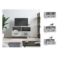 VidaXL TV-Schrank Betongrau 80x36x50 cm Holzwerkstoff