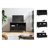 VidaXL TV-Schrank Schwarz 80x36x50 cm Holzwerkstoff