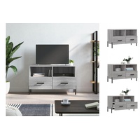 VidaXL TV-Schrank Grau Sonoma 80x36x50 cm Holzwerkstoff