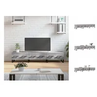 VidaXL TV-Schrank Grau Sonoma 150x36x30 cm Holzwerkstoff