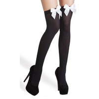 Boland - Strümpfe mit Schleife, Overknees, dehnbare Socken, Accessoire,