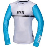 IXS Trigger 4.0, Trikot - Hellgrau/Türkis - XL