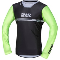 IXS Trigger 4.0, Trikot - Dunkelgrau/Neon-Grün - M