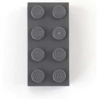 LEGO 2x4 Steine dunkelgrau - Classic, Basic - grau