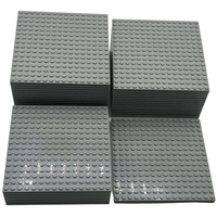 LEGO LEGO® 16x16 Platten Bauplatten Hellgrau Beidseitig bebaubar -