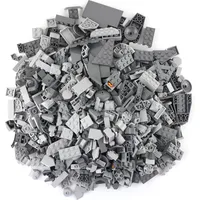 LEGO Steine Hellgrau/Dunkelgrau gemischt (LEGO Zubehör)