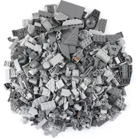LEGO Steine Hell/Dunkelgrau Gemischt - 300 Stück - Light/Dark
