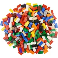 LEGO 2x4 Steine Mehrfarbig - 1000 Stück - colorful