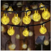 Lqwell LQWELL® Solar Lichterkette Aussen 10M 40LED 8 Modi,(Warmweiß)
