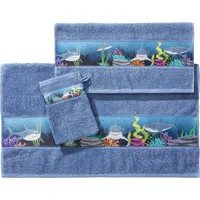 Erwin Müller Hai Handtuchset 3-tlg. blau