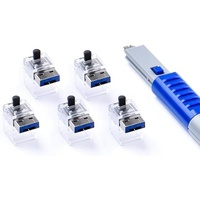 Smartkeeper ESSENTIAL 5x LAN Cable Locks mit 1x Lock