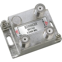 Schwaiger VTF7762 531 Kabelsplitter, Silber,