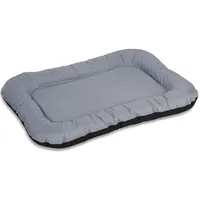 Knuffelwuff Tierbett Hundebett Lucky, Schaumstoffflocken grau 85 cm x