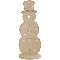 NÄVE Schneemann H 80 cm Kiefer natur