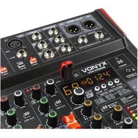 Vonyx VM-KG08 Musikmischpult 8-Kanal BT/DSP/USB Aufnahme