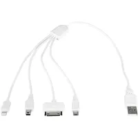 Eufab USB Ladekabel mit 4 Anschlüssen Belastbarkeit Strom max.=1A