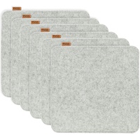 MIQIO 6 er Set Sitzkissen 6 Sitzauflage mit Antirutschnoppen