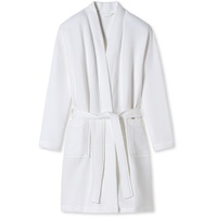 SCHIESSER Bademantel mit Eingrifftaschen, Weiss, XL