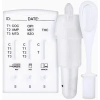 One+Step Multi Drogentest Speichel für 7 Drogenarten (Coc/Thc/Opi/Amp/Mtd/Bzo/Met) 2