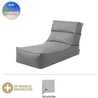BLOMUS Outdoor-Lounger -STAY- Size L inkl. GRATIS Schutzhülle Stone