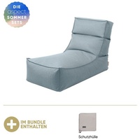 BLOMUS Outdoor-Lounger -STAY- inkl. GRATIS Schutzhülle Ocean - Grau