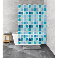 KLEINE WOLKE Duschvorhang Sonny 180 x 200 cm blau