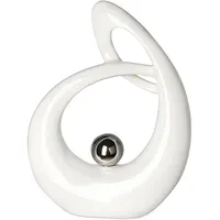 Gilde Skulptur Life weiß,