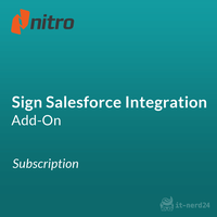 Nitro Sign Salesforce Integration - Add-On 3 Year Subscription