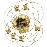 Hofmann Living And More Wanddekoobjekt "Wanddekoration", gold (goldfarben), T:3cm