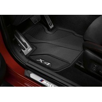 BMW X4 Allwetter Fussmatten vorne + hinten G02 Gummi