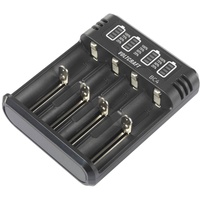 VOLTCRAFT BC4 Rundzellen-Ladegerät LiIon, NiMH Mignon (AA), Micro (AAA),
