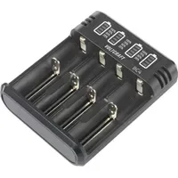VOLTCRAFT BC4 Rundzellen-Ladegerät LiIon, NiMH Mignon (AA), Micro (AAA),
