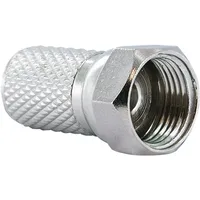 Schwaiger F-Stecker, 8mm, 2 Stück