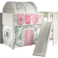 Vipack Hochbett »Scott«, (Made in Europe), mit schräger Leiter,