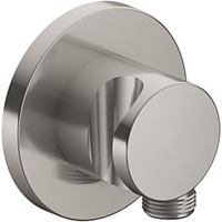 Keuco Ixmo Schlauchanschluss 59592050001 Nickel gebürstet, mit Brausehalter, rund