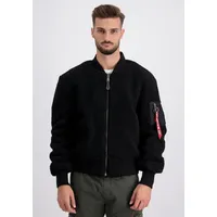 Alpha Industries Ma-1 Teddy Jacke Black M